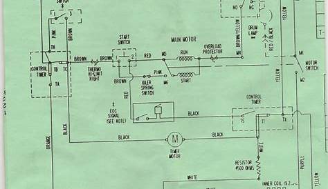 clothes dryer wiring diagram