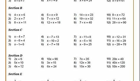 Algebra 2 Equations Worksheets - Equations Worksheets
