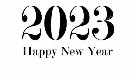 Happy New Year 2023 Design Template. Modern Design for Calendar