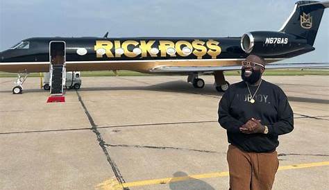 American rapper Rich Ross shows off his Gulfstream G550 private jet
