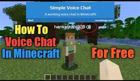 voice chat minecraft