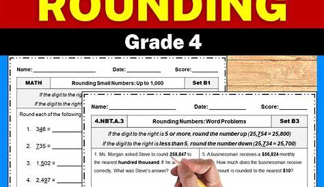 rounding place value worksheets