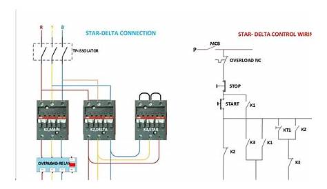 star delta power wiring diagram