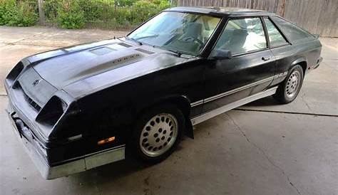 1986 dodge shelby charger turbo