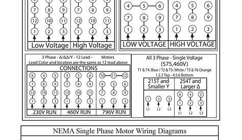 12 Wire Motor Diagram / 460v 12 Lead Motor Wiring Diagram 1996 Previa
