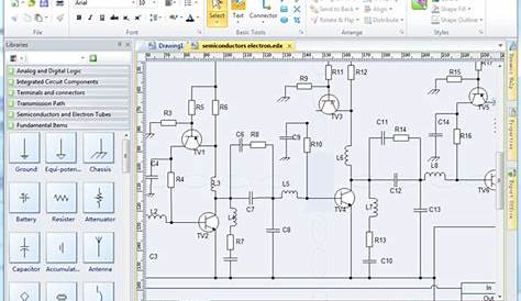 Free electronic circuit diagram/schematic drawing software