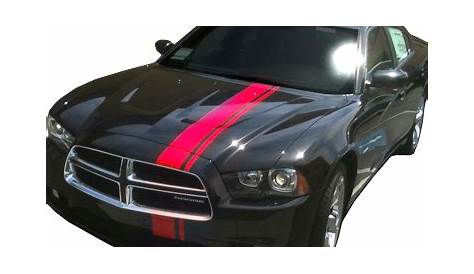 2011 to 2014 Charger Racing Stripe Kit - Stencils And Stripes Unlimited