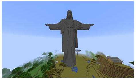 Jesus Statue Minecraft Schematic - PELAJARAN