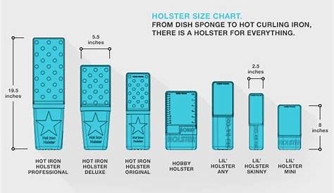Holster Size Chart - Babes In Hairland