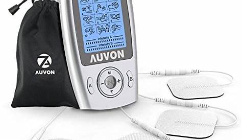 AUVON Dual Channel TENS Unit FDA 510K Cleared, 12 Modes Rechargeable