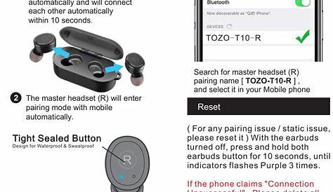 How to Connect Tozo Earbuds: T10 Pairing Guide & User Manual