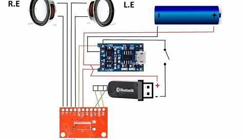 bluetooth speaker circuit board diagram