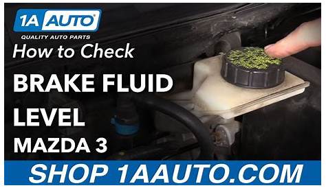 How to Check Brake Fluid 2003-09 Mazda 3 | 1A Auto