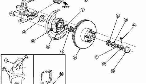 1999 ford f150 4x4 front wheel bearing