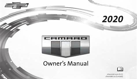 GMC CHEVROLET CAMARO OWNER'S MANUAL Pdf Download | ManualsLib