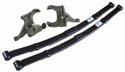 1971-72 Chevy C10 Deluxe Lowering Kit - 2" Front - 4" Rear - Spindle