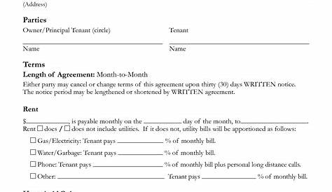 5+ Basic Room Rental Agreement Templates - Word Excel Templates