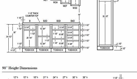 Woodcraft Custom Kitchen Cabinet Measurements | Kitchen cabinets