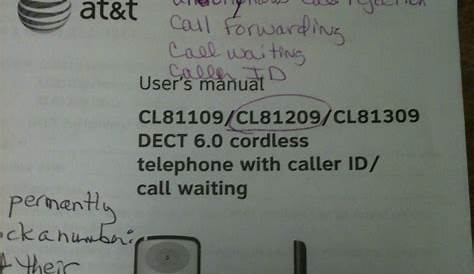 at&t phone owners manual