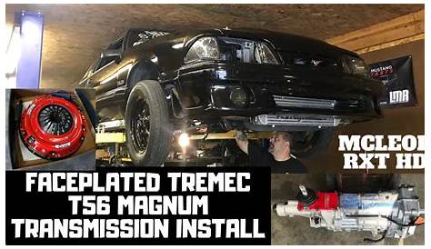 Installing a Tremec T56 Magnum Faceplated Transmission Fox Body Mustang