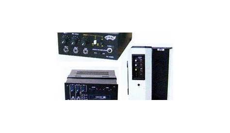 pa amplifiers sound system