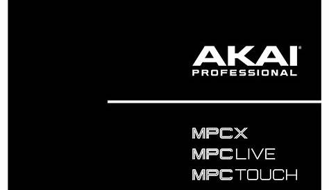 AKAI MPC X USER MANUAL Pdf Download | ManualsLib