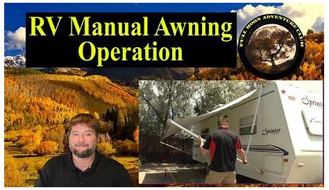 manual rv awning won't retract