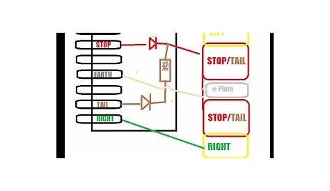 4 wire tail light wiring diagram