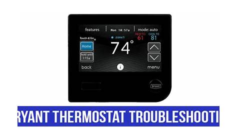 Bryant thermostat fault codes and troubleshooting
