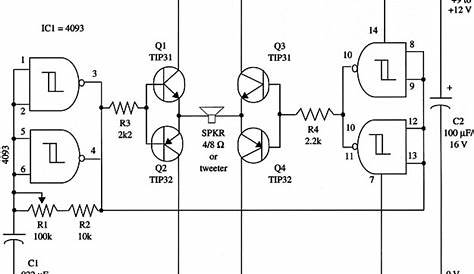 ultrasonic generator circuit diagram