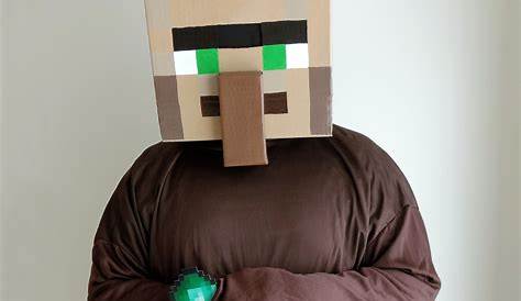 "I know I'm late posting it, but I made this Minecraft Villager costume