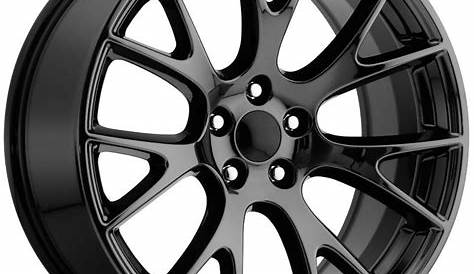 20" Dodge Charger Hellcat OE Factory Replica Wheels Gloss Black