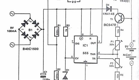 4 amp battery charger circuit diagram