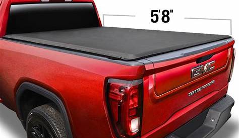 Soft Roll Up Truck Bed Tonneau Cover for 2014-2019 Chevy Silverado