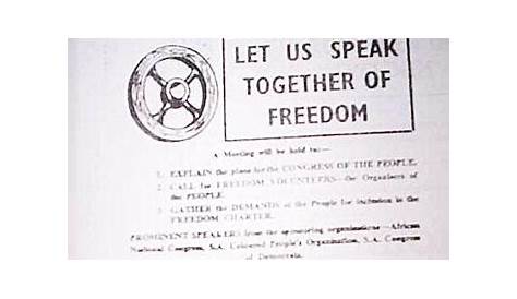freedom charter south africa