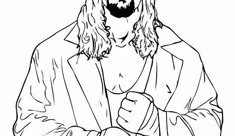 wwe coloring pages printable