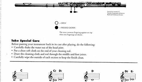flute finger chart all notes