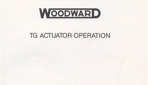 woodward governor manual