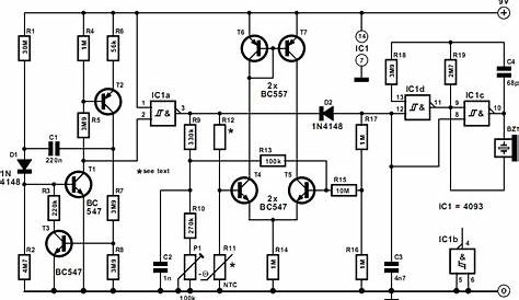 simple alarm circuit diagram