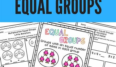 groups of multiplication worksheets