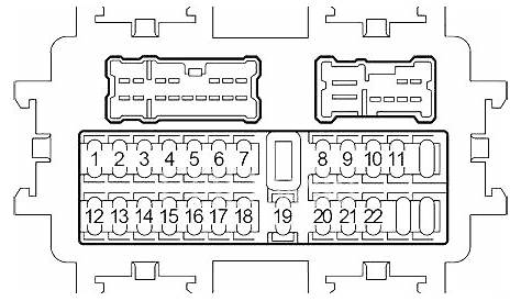 fx35 fuse box diagram