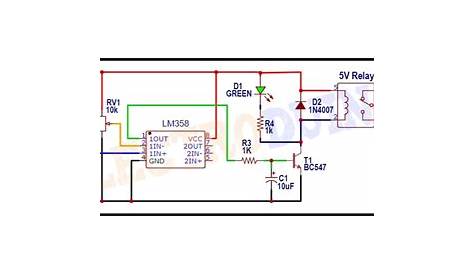 lm358 comparator circuit diagram