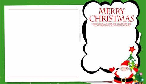 A Variety of Free Christmas Card Templates for You to DIY Christmas