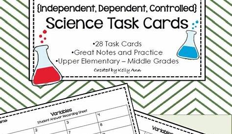 independent and dependent variables worksheets with answer key