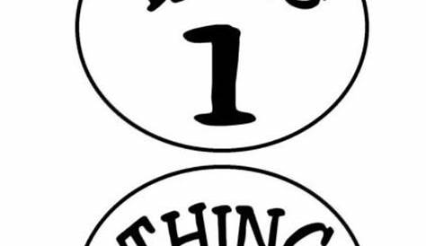Thing 1 Printable Image - ClipArt Best