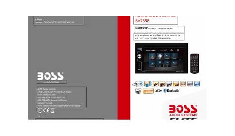 boss audio systems bv9368i owner manual