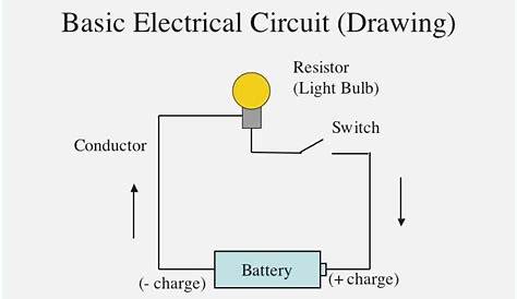 schematic diagram of electrical circuit