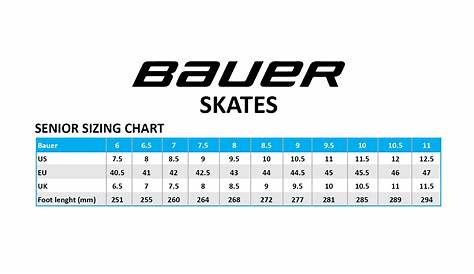 Bauer Inline Skate Sizing - Bauer Inline Skates Junior Size 5 | Hockey