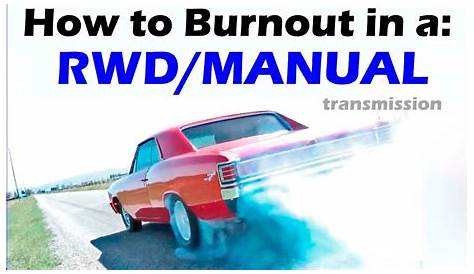 how to burnout in a manual