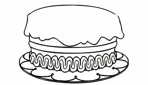 Birthday Cake Coloring Pages | Best Place to Color